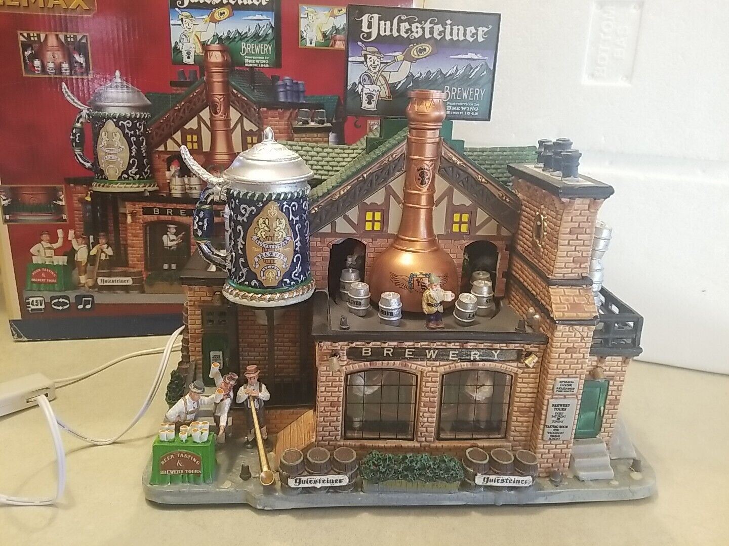 Lemax Christmas Village Yulesteiner Brewery With Box Read Description 