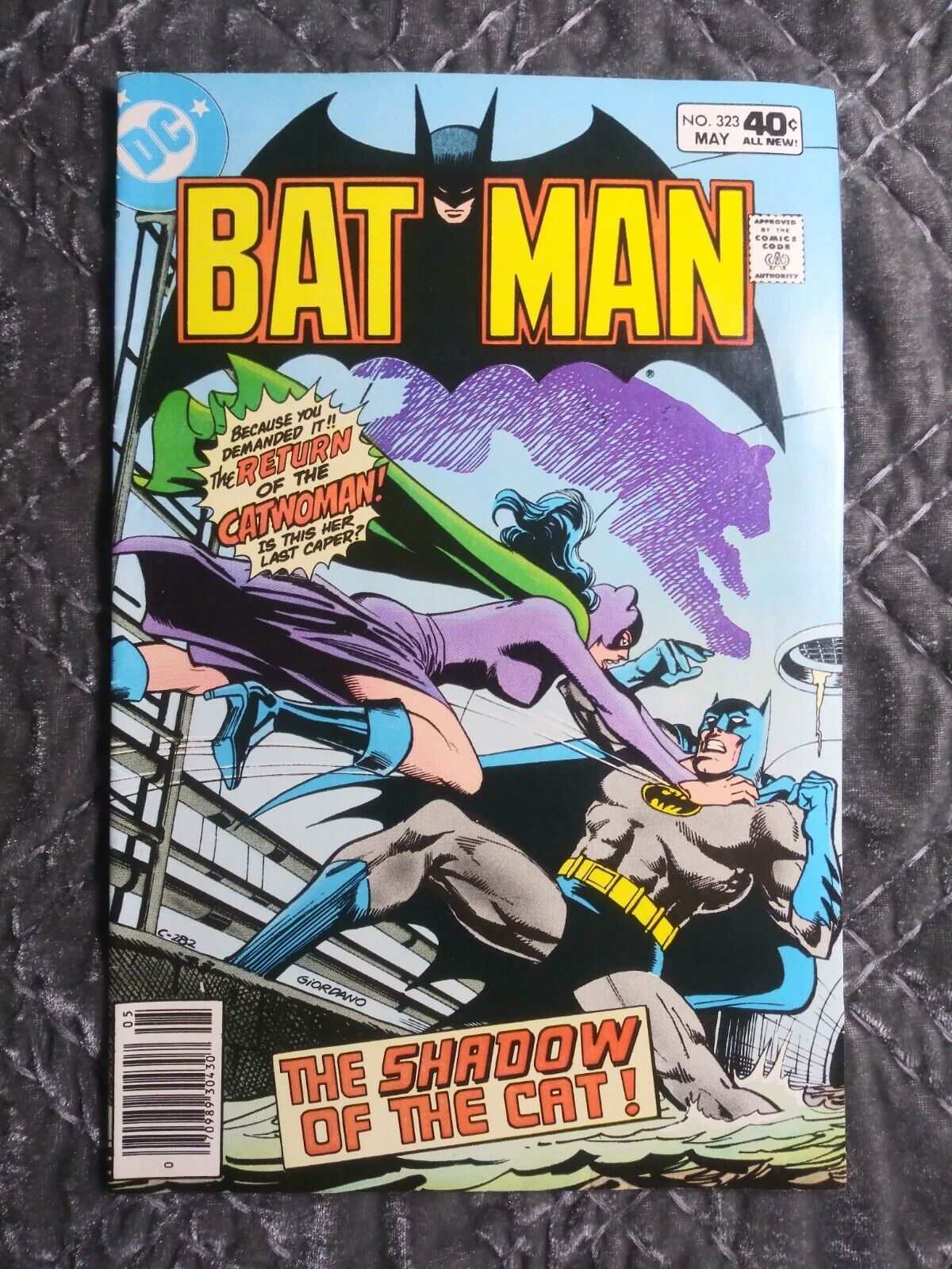 BATMAN #323 The Shadow of the Cat. 1980 DC Comics  CATWOMAN , & OJ Simpson
