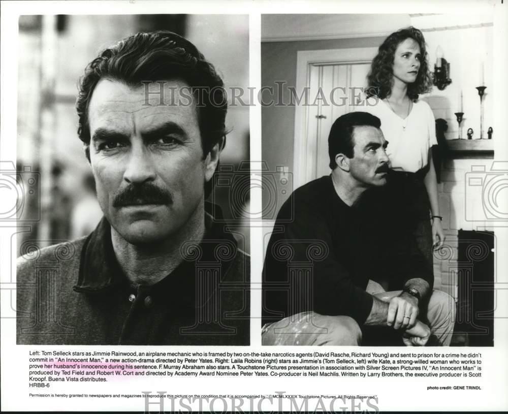 1989 Press Photo Tom Selleck and Laila Robins star in \