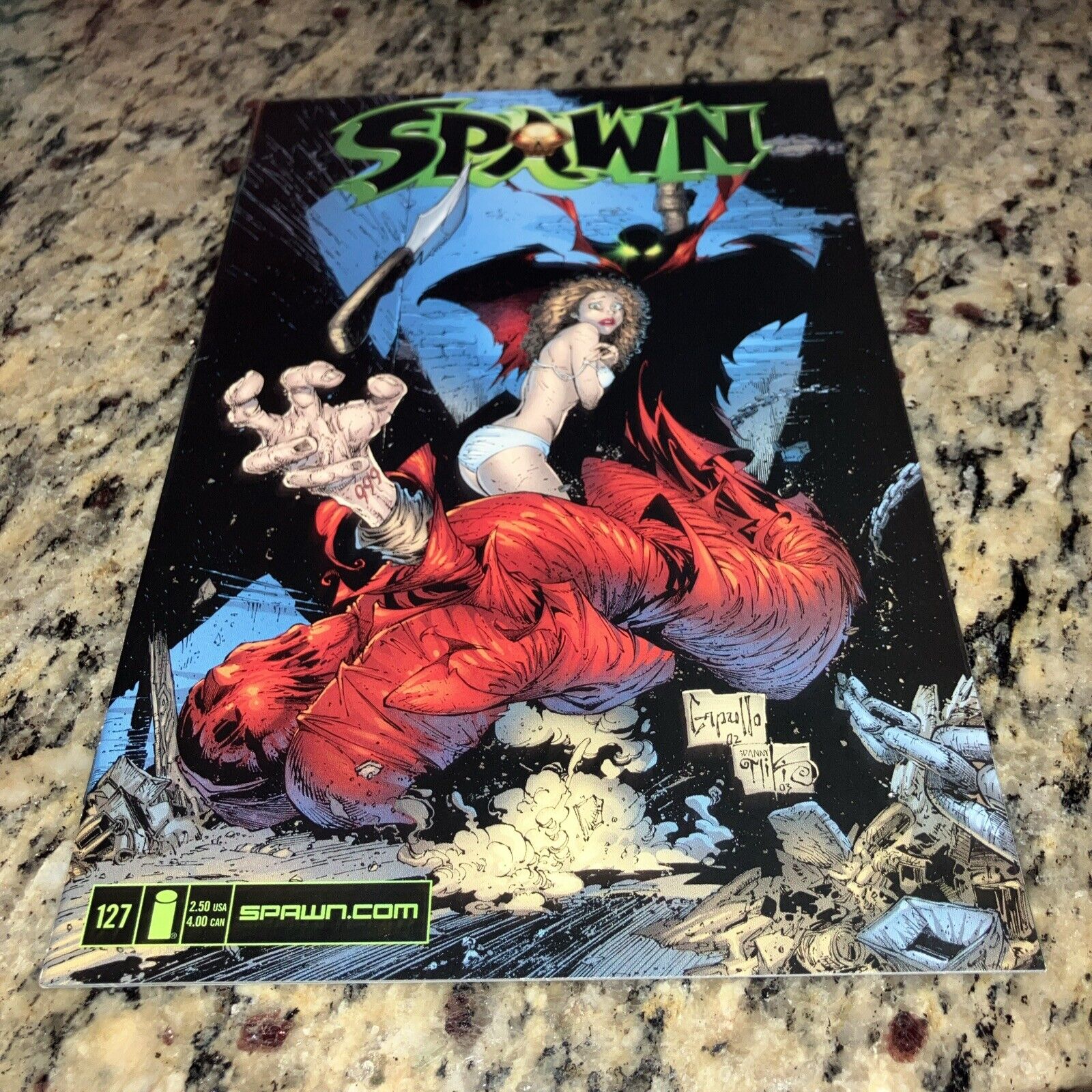 Spawn #127 Image Comics 2003 Low Print Run Todd McFarlane & Greg Capullo