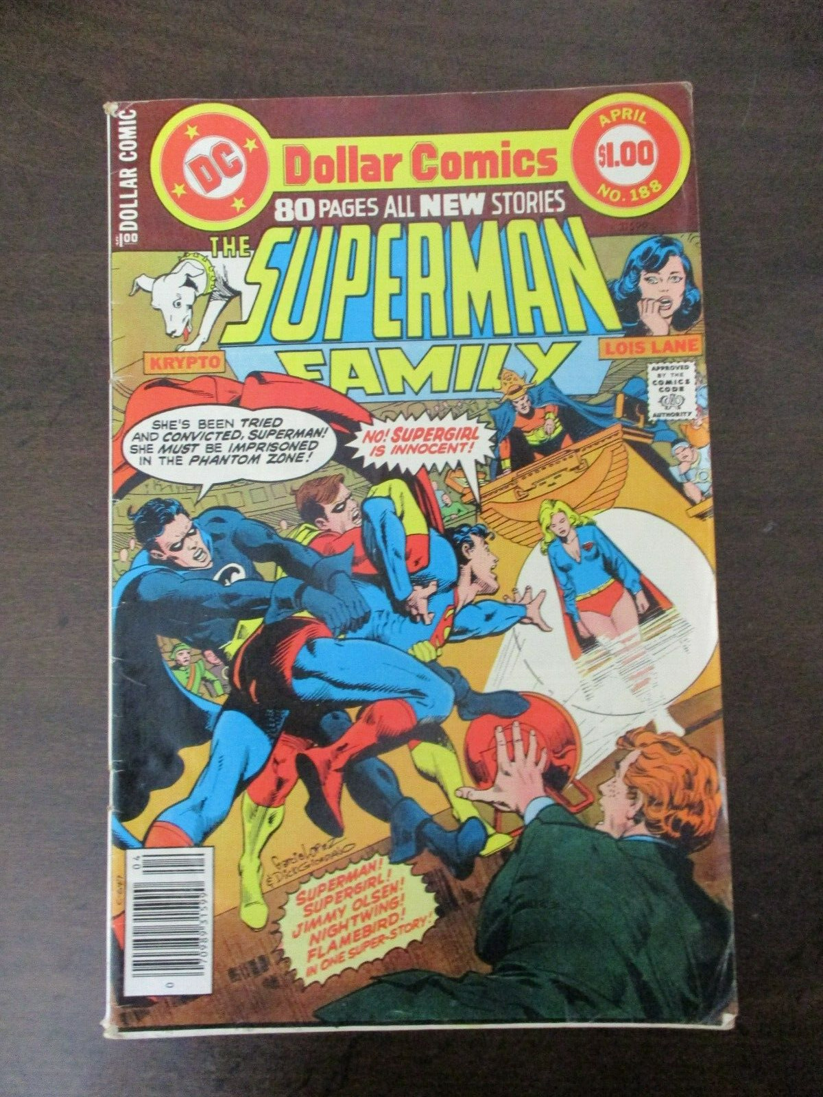 SUPERMAN FAMILY #188 APRIL 1978 FINE DC COMICS 80 PAGE GIANT DOLLAR COMICS