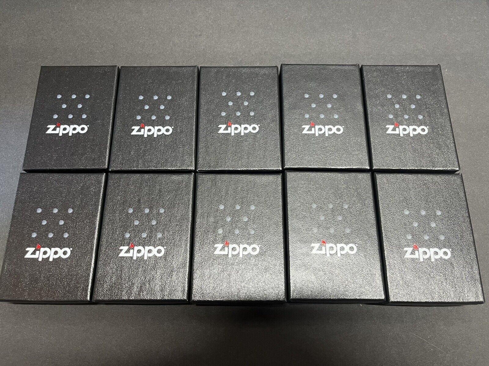 LOT OF 10 SET  ZIPPO LIGHTER EMPTY BOX WITH WARRANTY, BOX ONLY