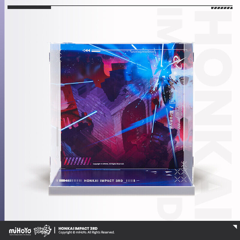 miHoYo Honkai Impact 3 LED Display Box For Bronya Silverwing:N-EX 1/7 Figure Toy
