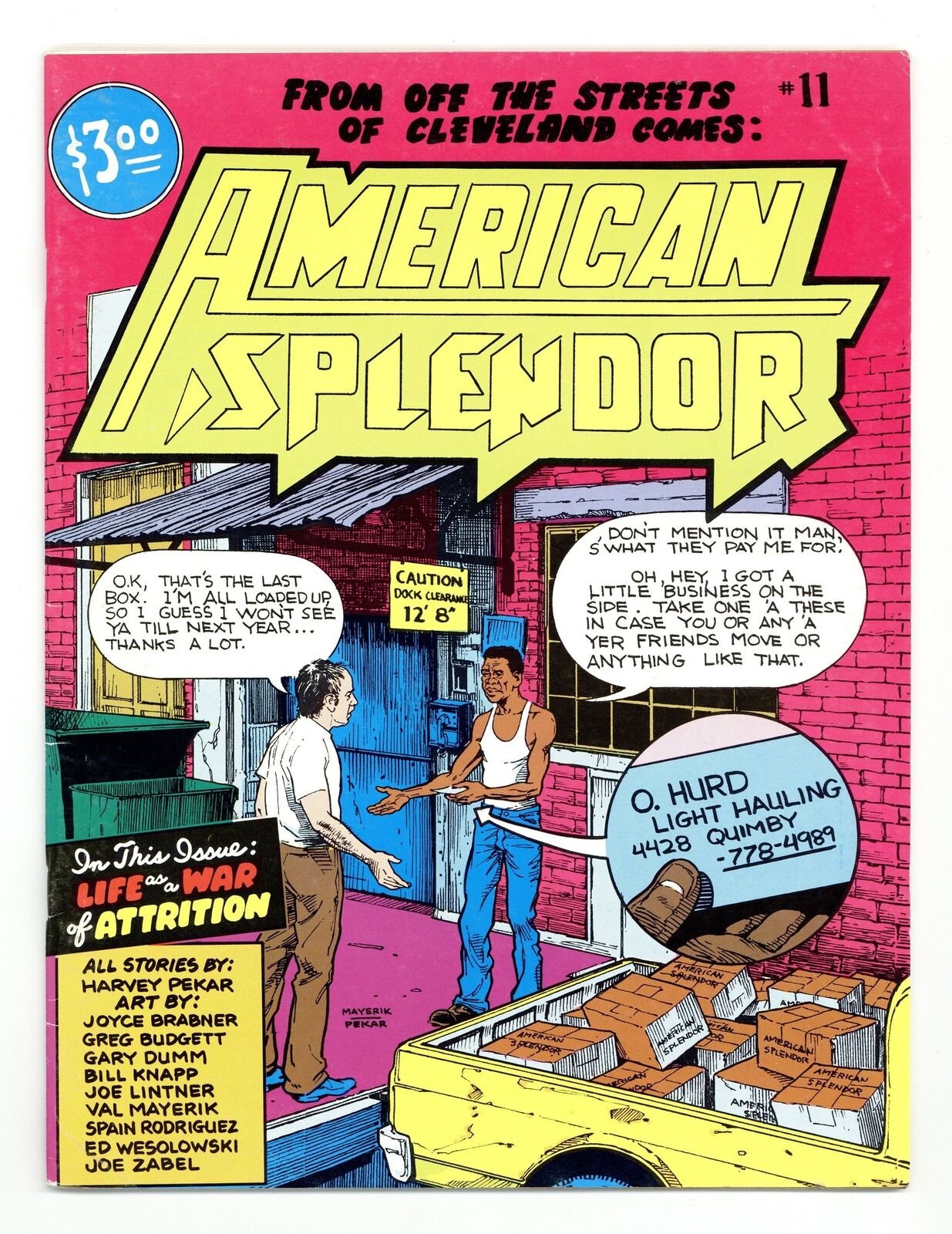 American Splendor #11 FN- 5.5 1986
