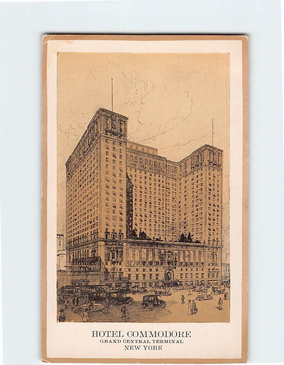 Postcard Hotel Commodore Grand Central Terminal New York City New York USA
