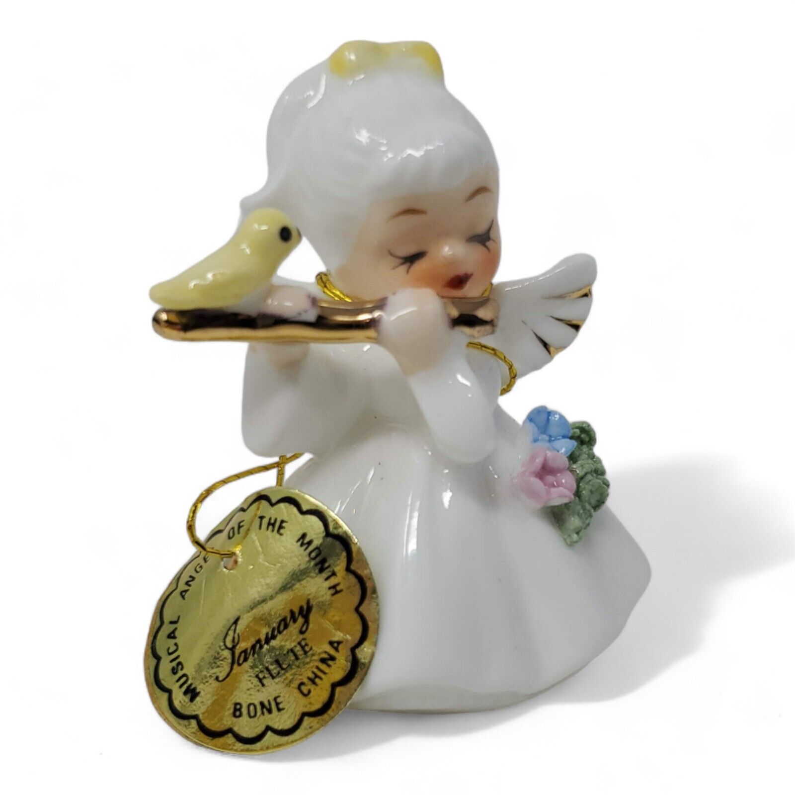 Vintage Napcoware Bone China Musical Angel Of The Month Figurine Jan - Dec NWT