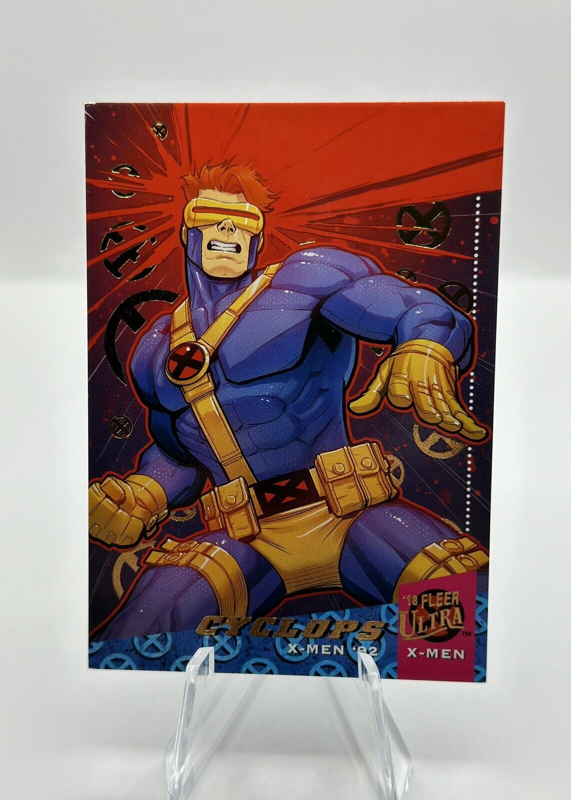 2018 Fleer Ultra X-Men Cyclops X-Men 92 Gold Foil  /99