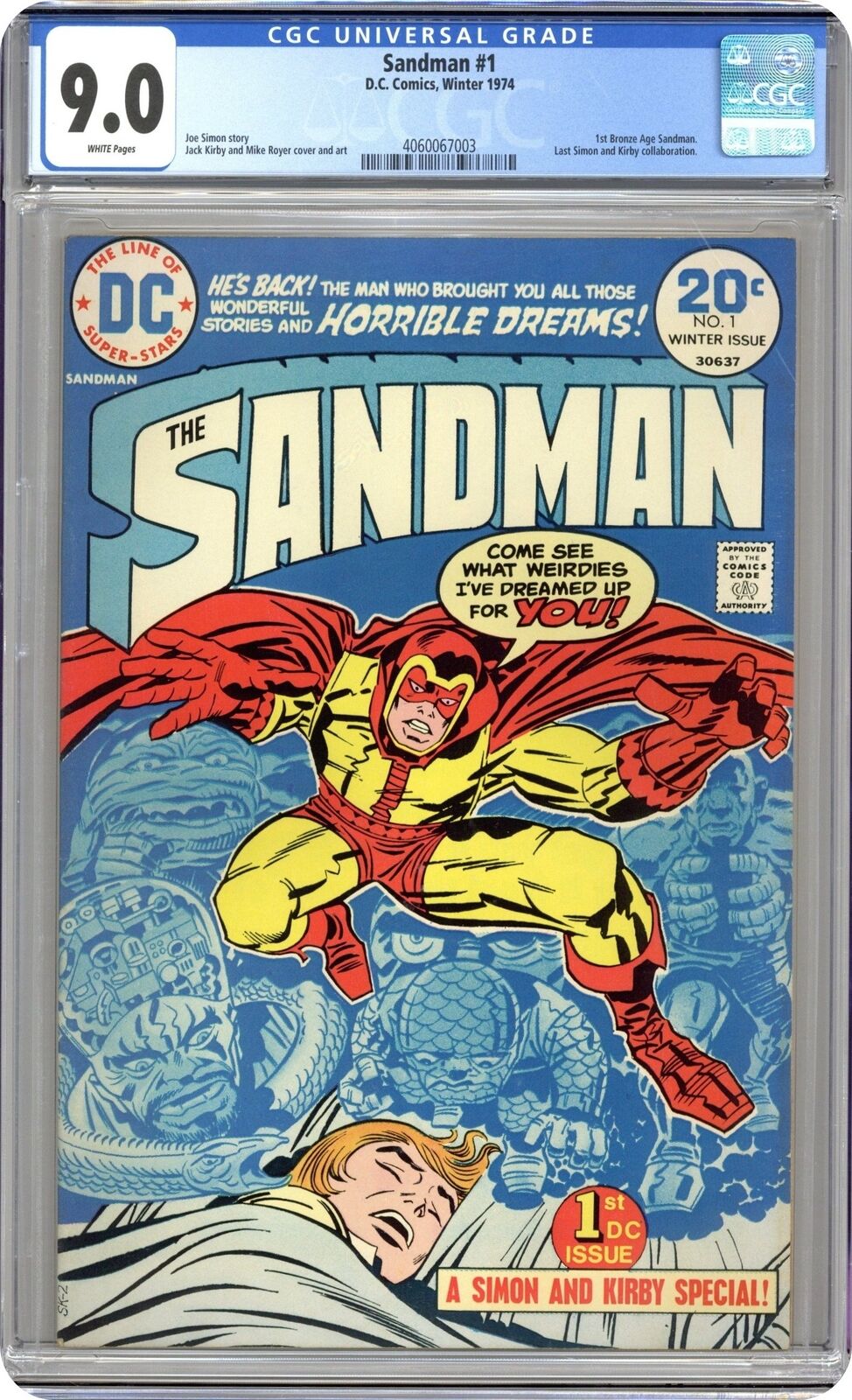 Sandman 1A CGC 9.0 1974 4060067003