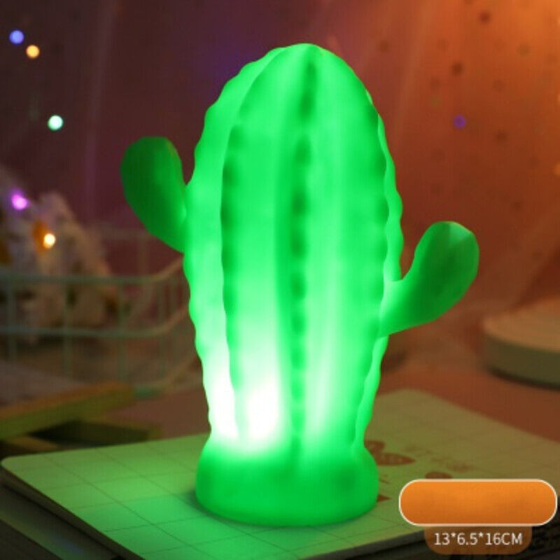 Creative Children Gifts Cactus Night Light Led Lamp