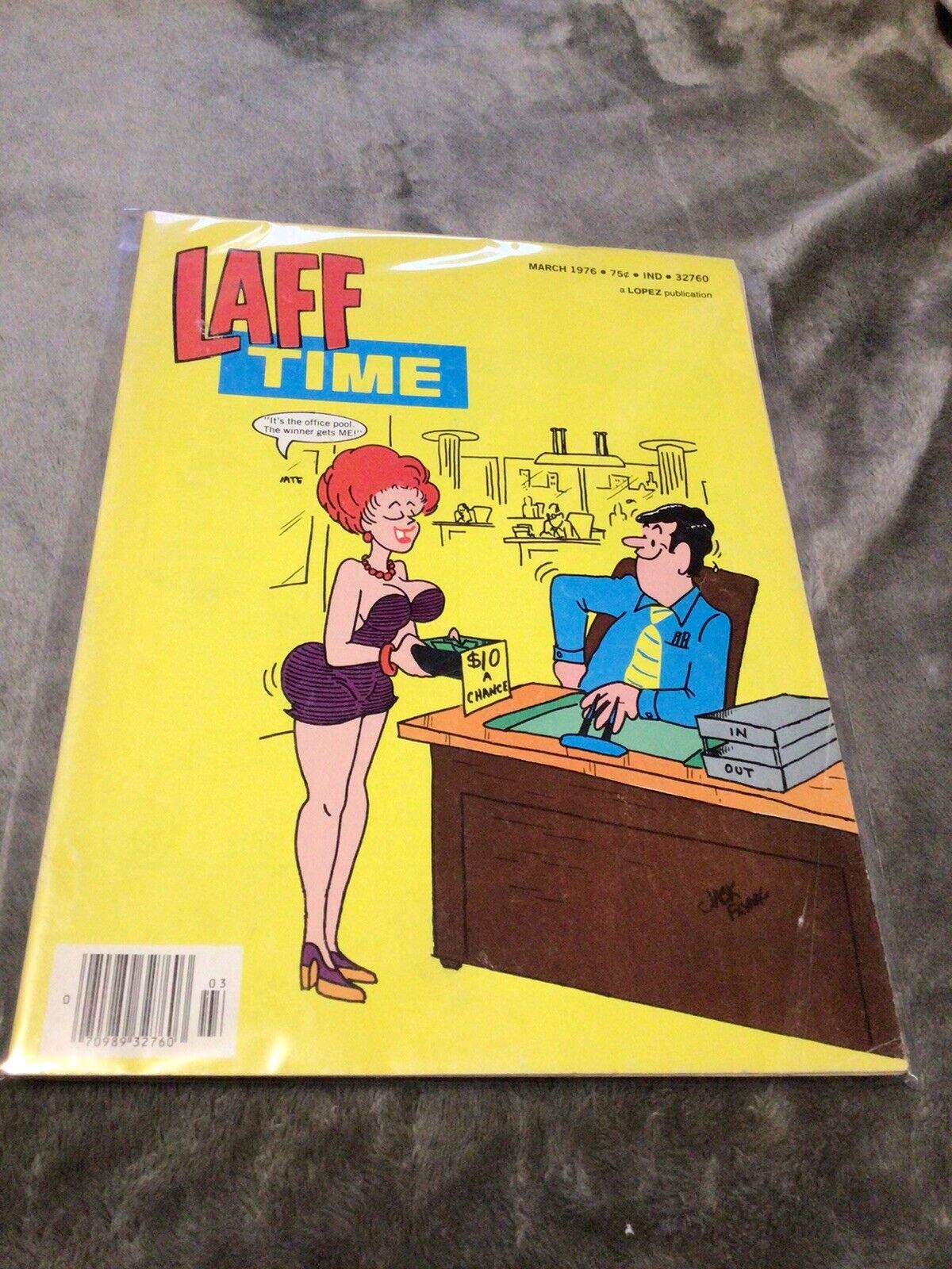 Vintage Laff Time Sexton Adult Humor Magazine Comic Book March 1976