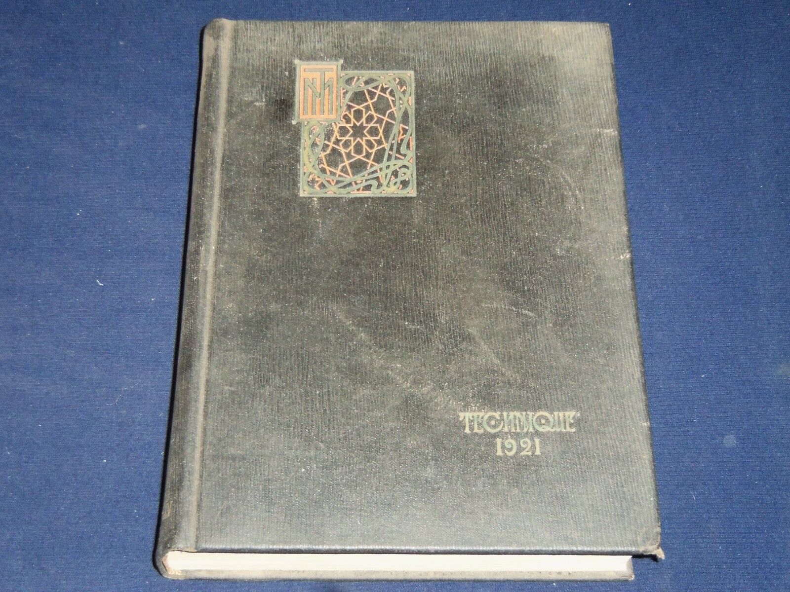 1921 TECHNIQUE M. I. T. TECHNOLOGY MASSACHUSETTS YEARBOOK - NICE PHOTOS - YB 75A