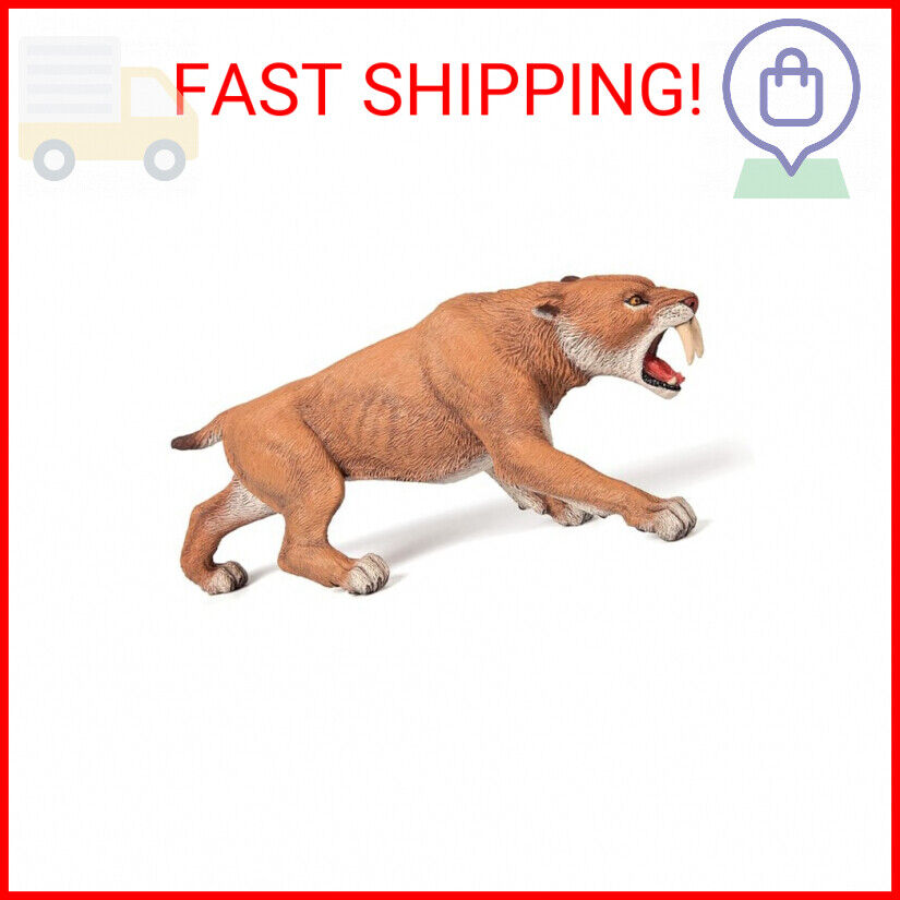 Papo Smilodon Saber-Tooth Cat 6.5 Inch