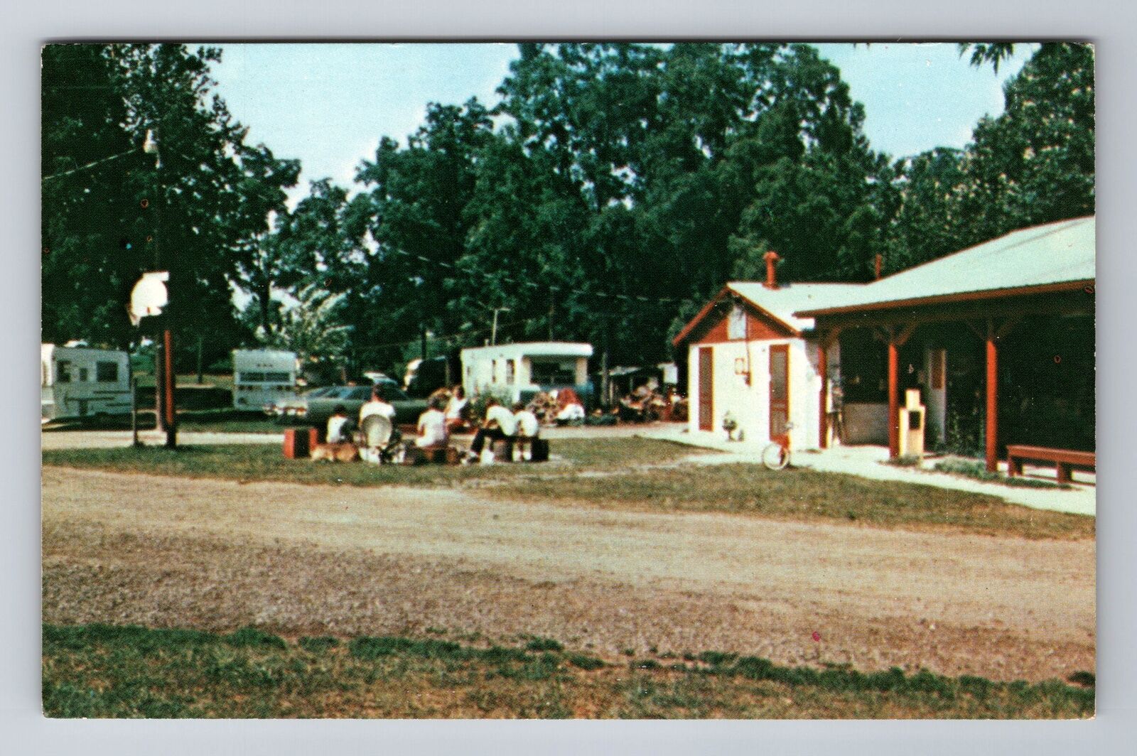 Richmond IN-Indiana, Grandpa's Farm Campground, Antique, Vintage Postcard