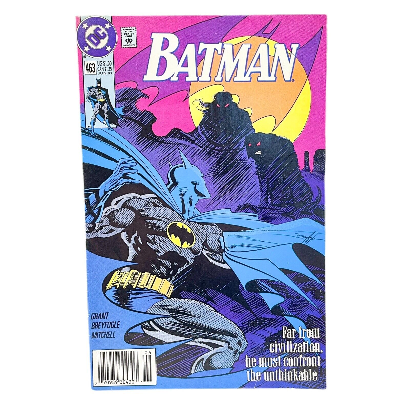 Batman #463 June 1991 DC Comics Volume 1 Newsstand Edition