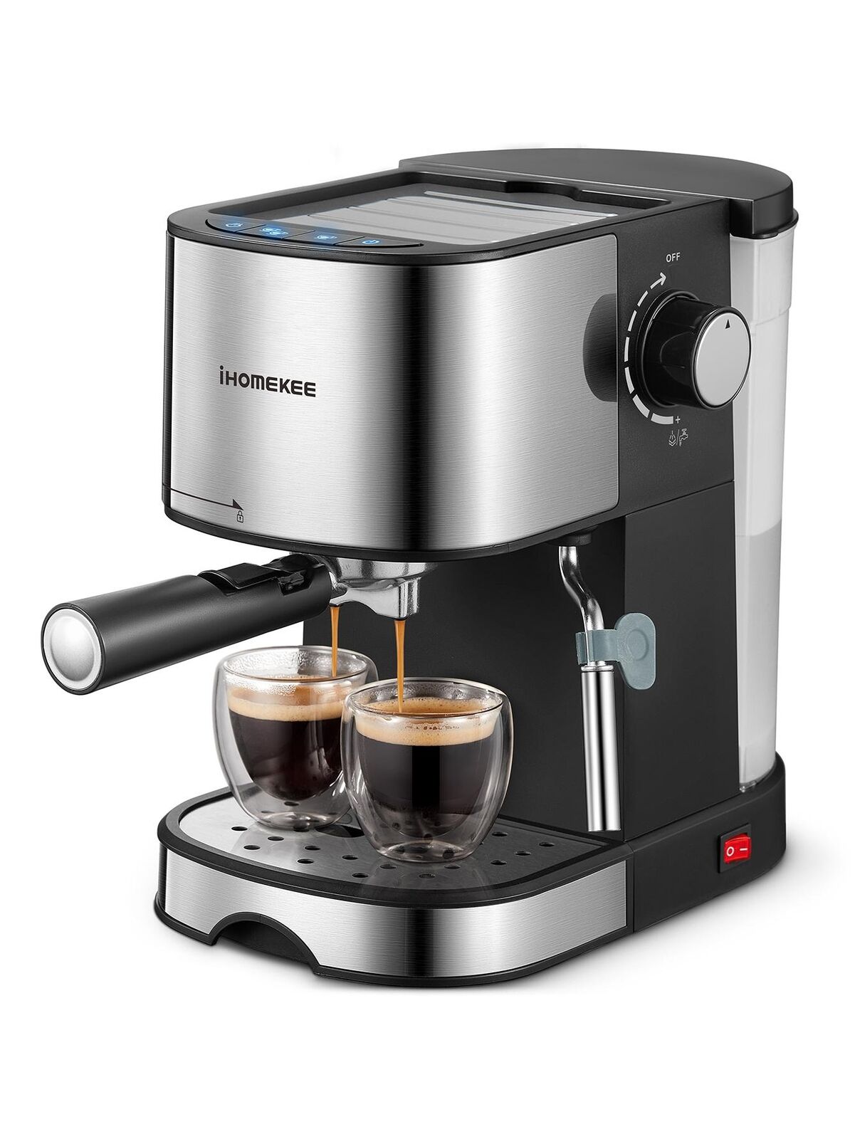 Espresso Machine 15 Bar Pump Pressure, Espresso and Cappuccino Coffee Maker