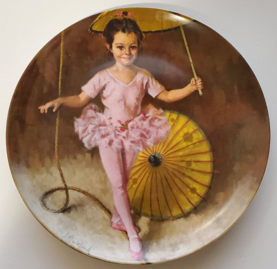 VTG 1982 Collector plate Katie the tightrope walker John McClelland Fine China