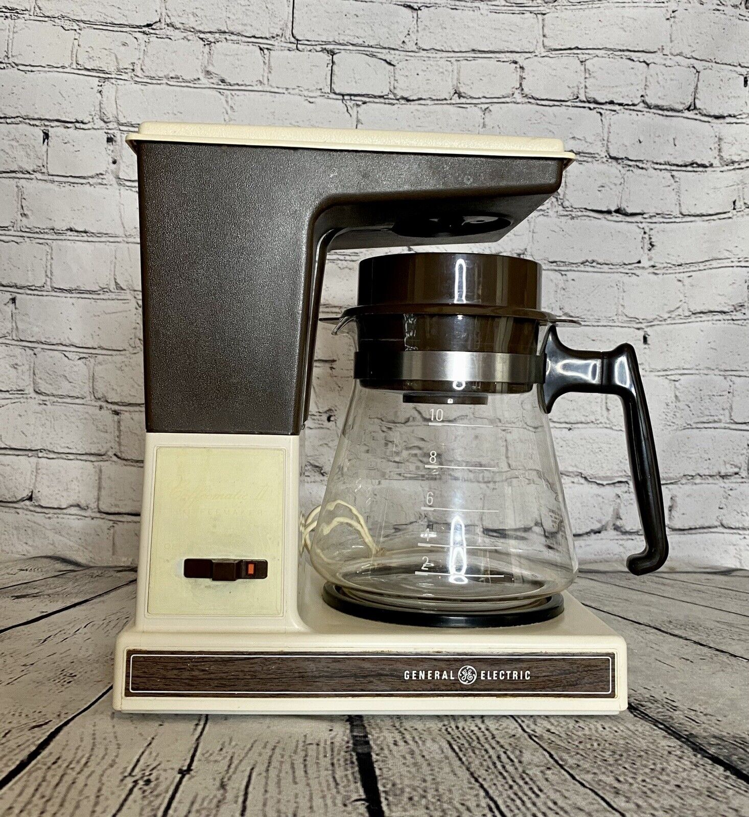 Vintage GE Electric Coffeemaker II 10 Cup Coffee Maker (See Video,)