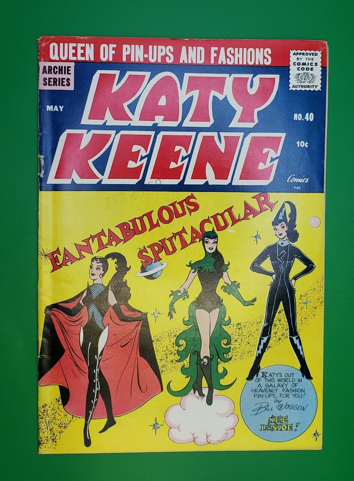 Katy Keene #40 America's Pin-up Queen - Archie Comics Silver Age 1958 VG+