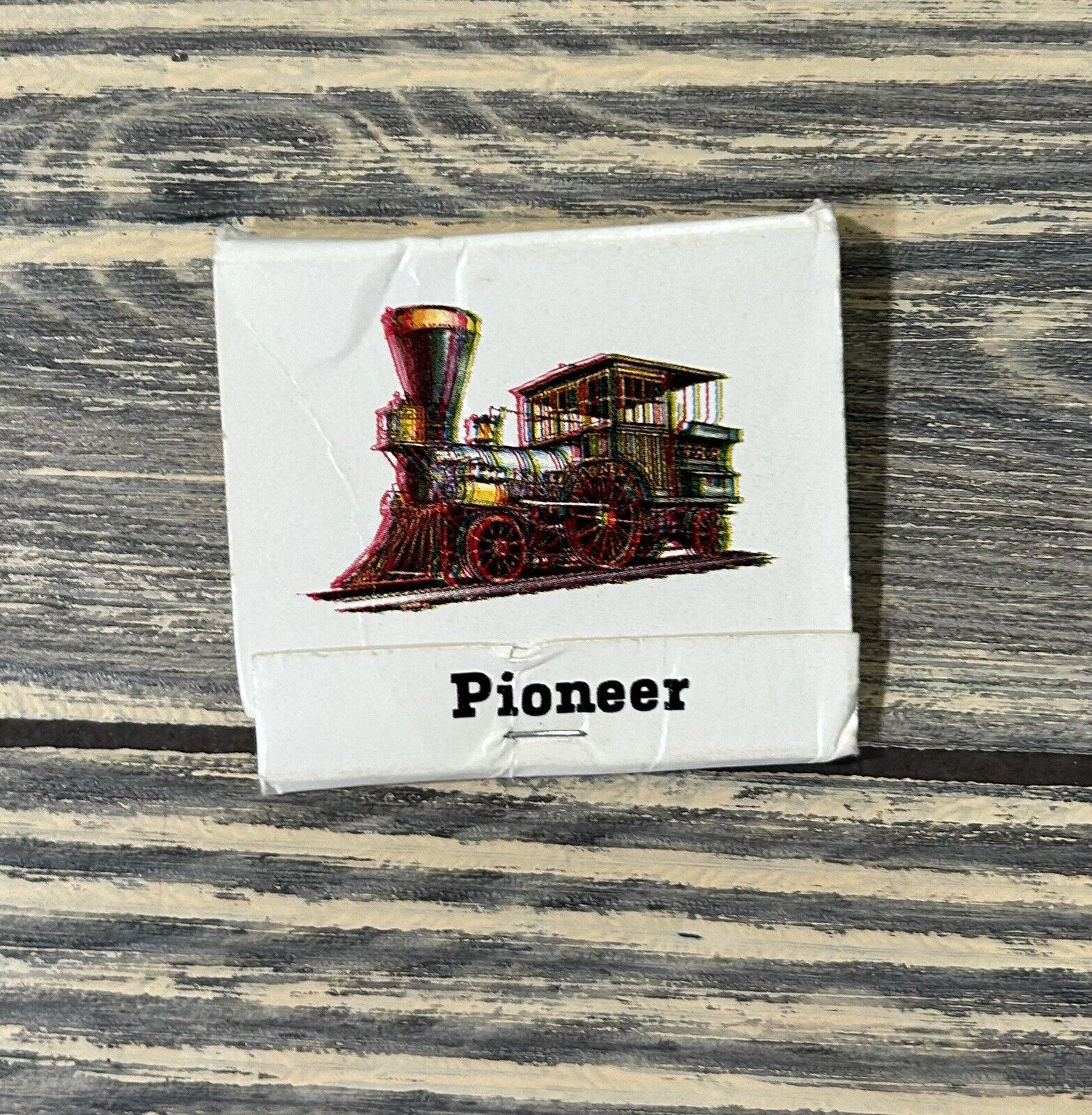 Vintage 1981 Pioneer Train Ohio Match Company Matchbook 