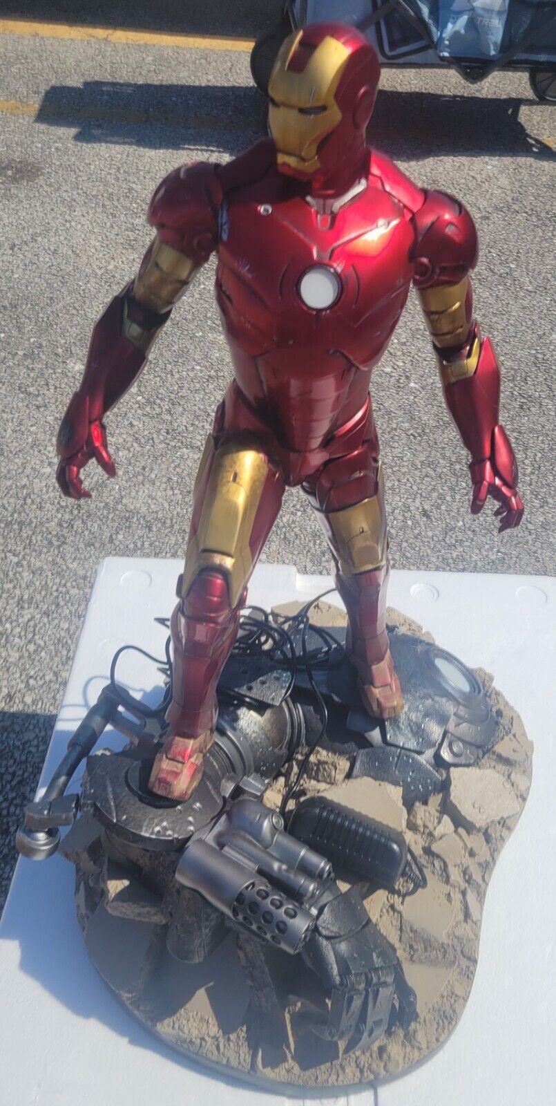 Sideshow Iron Man Mark III Maquette Collector Edition Original Box and Packaging