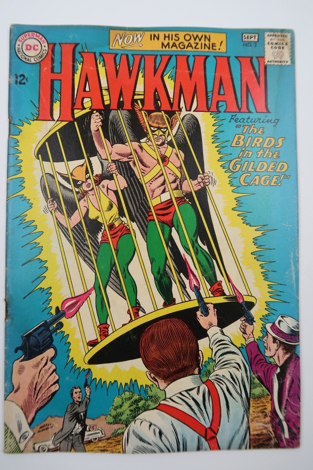 Hawkman #3 Silver Age DC Comics 1964 The Birds in the Gilded Cage VG/VG+