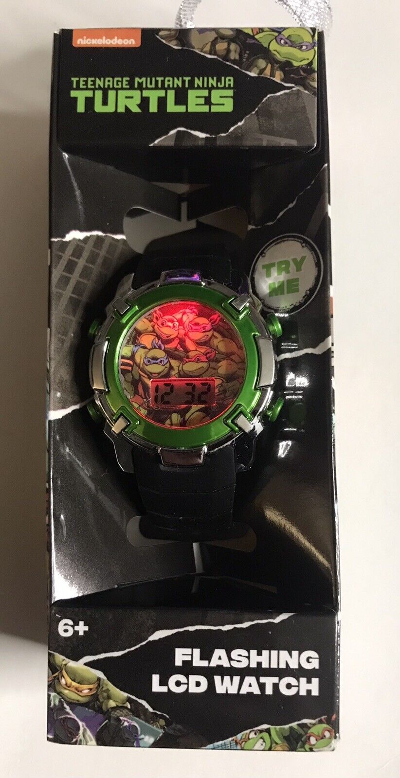 Nickelodeon’s Teenage Mutant Ninja Turtles Flashing LCD Watch~NIB~