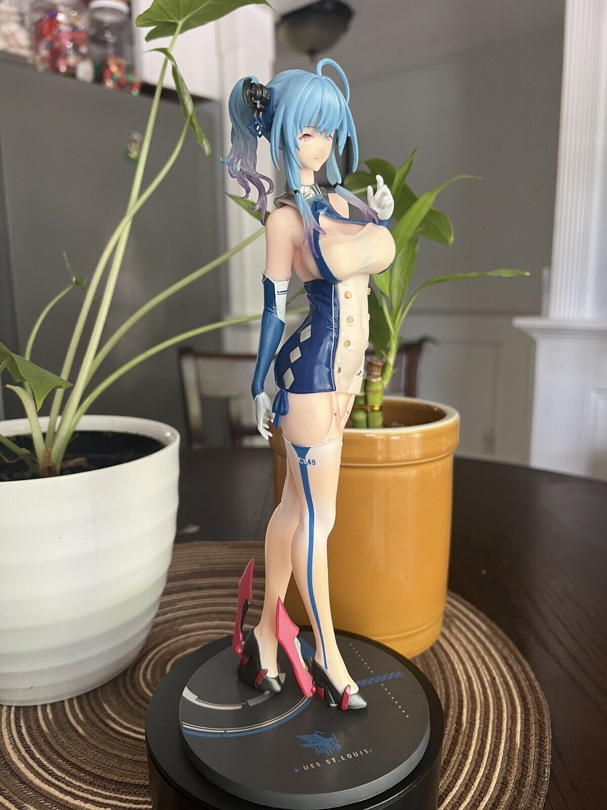 Azur Lane Figure Anime Girl Model 1/7 Remove Top Uss St. Louis 10.5” New No Box
