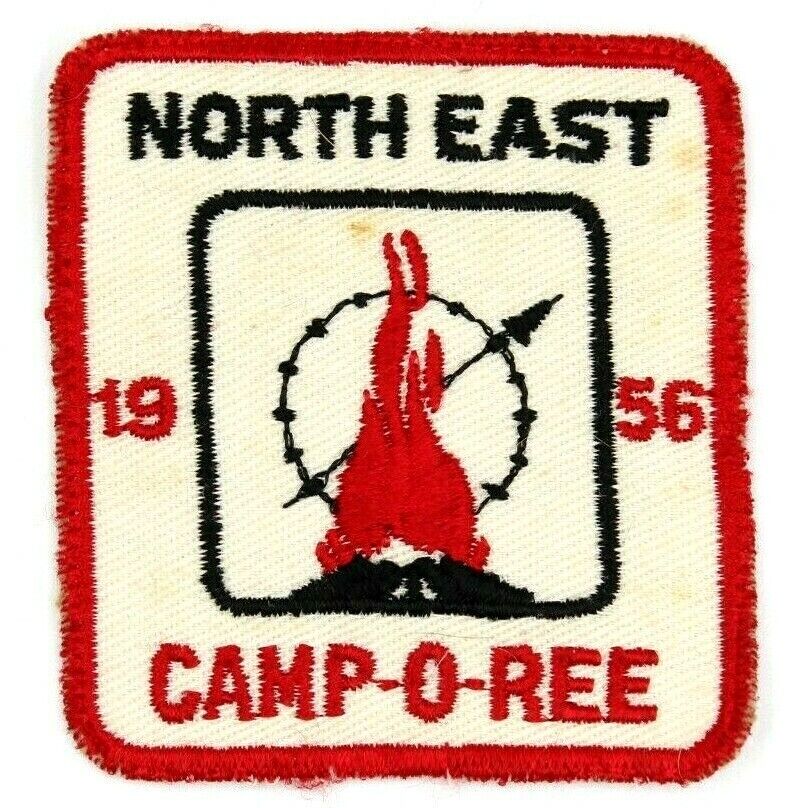 1956 North East District Camporee Milwaukee County Council Patch Wisconsin WI