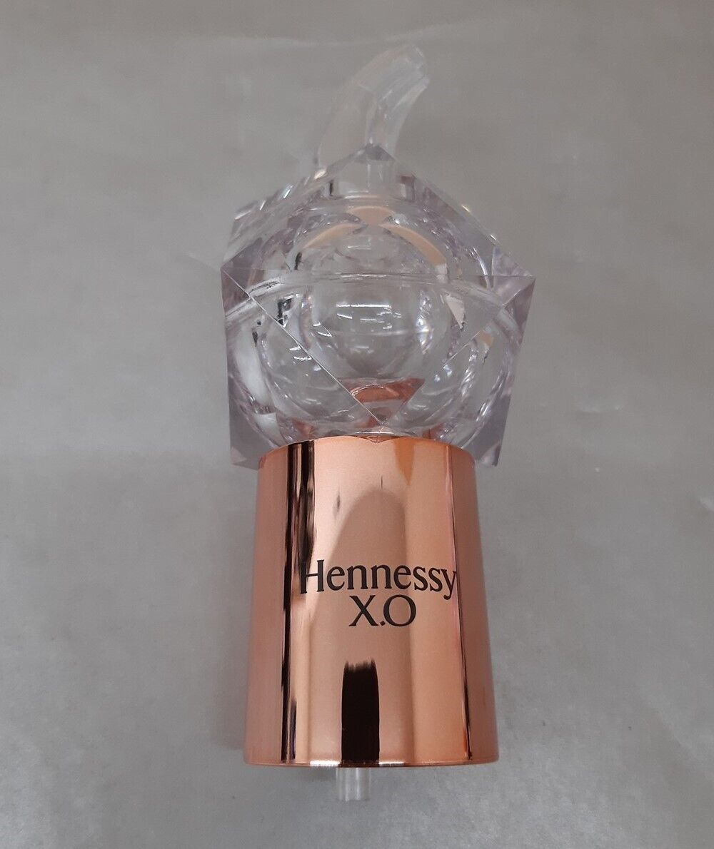 Hennessy X.O Cognac Pour Spout Clear Top / Rose Gold Base HY-XO Pourer 2040450