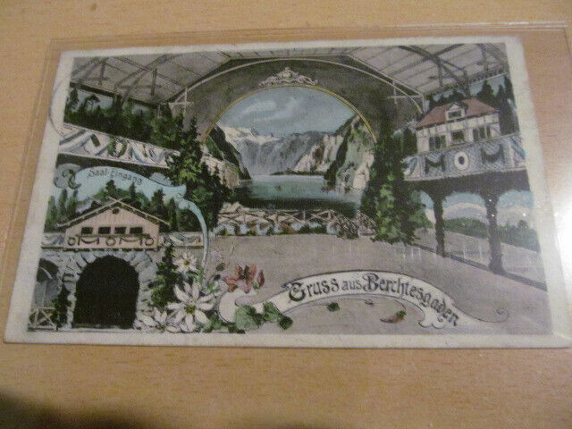 E8235) Ak Bavaria, Litho Size A Berchtesgaden, Bouffant Schweinfurt To 1911