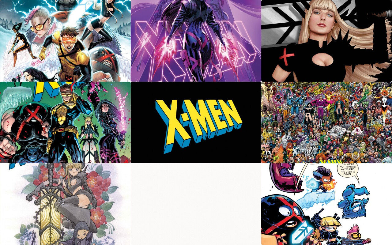 X-MEN #1 CVR A-I SET OF ALL 9 COVERS (PRESALE 7/10/24) LOOKS GREAT