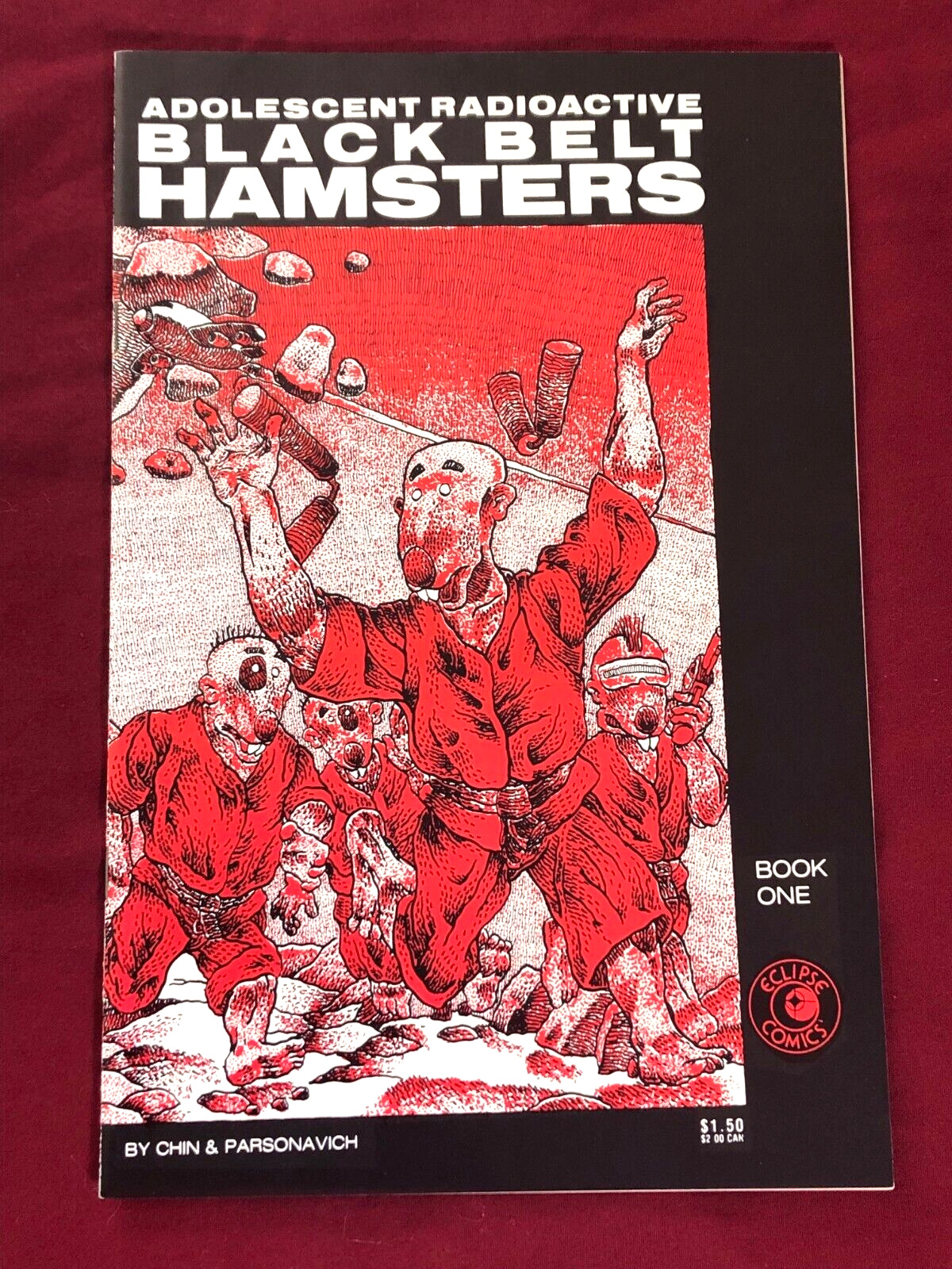 Adolescent Radioactive Black Belt Hamsters (1986) 1st Print 1st TMNT Parody NM-