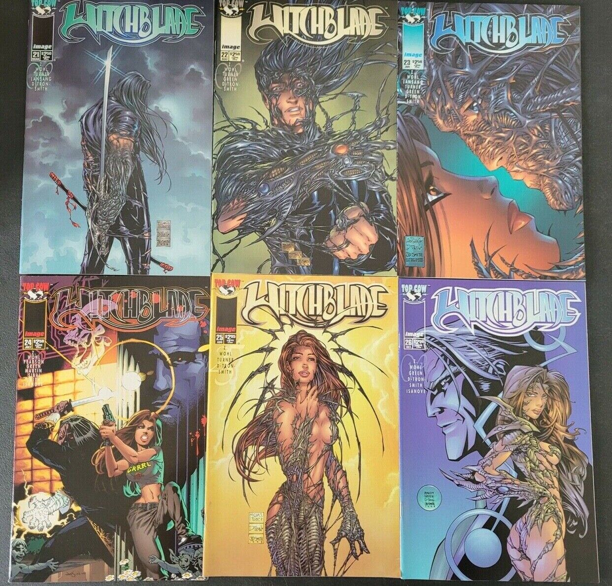 WITCHBLADE #21-30 (1998) TOP COW IMAGE COMICS MICHAEL TURNER+ FULL SET OF 10