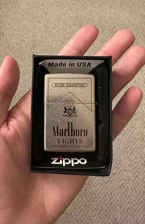 Zippo Marlboro  silver brand new genuine Zippo lighter