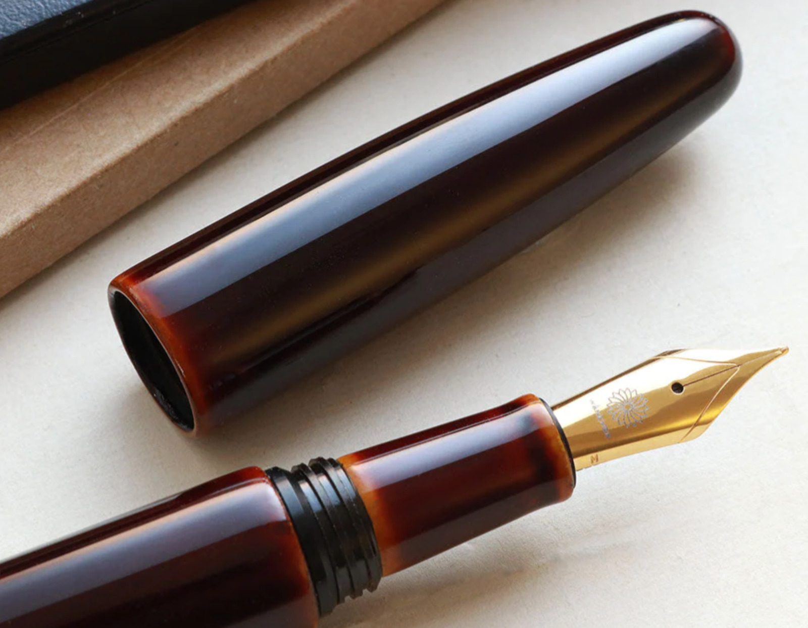 Wancher Dream Fountain Pen | TRUE URUSHI - SHUNKEI TAMENURI, Calligraphy Pen