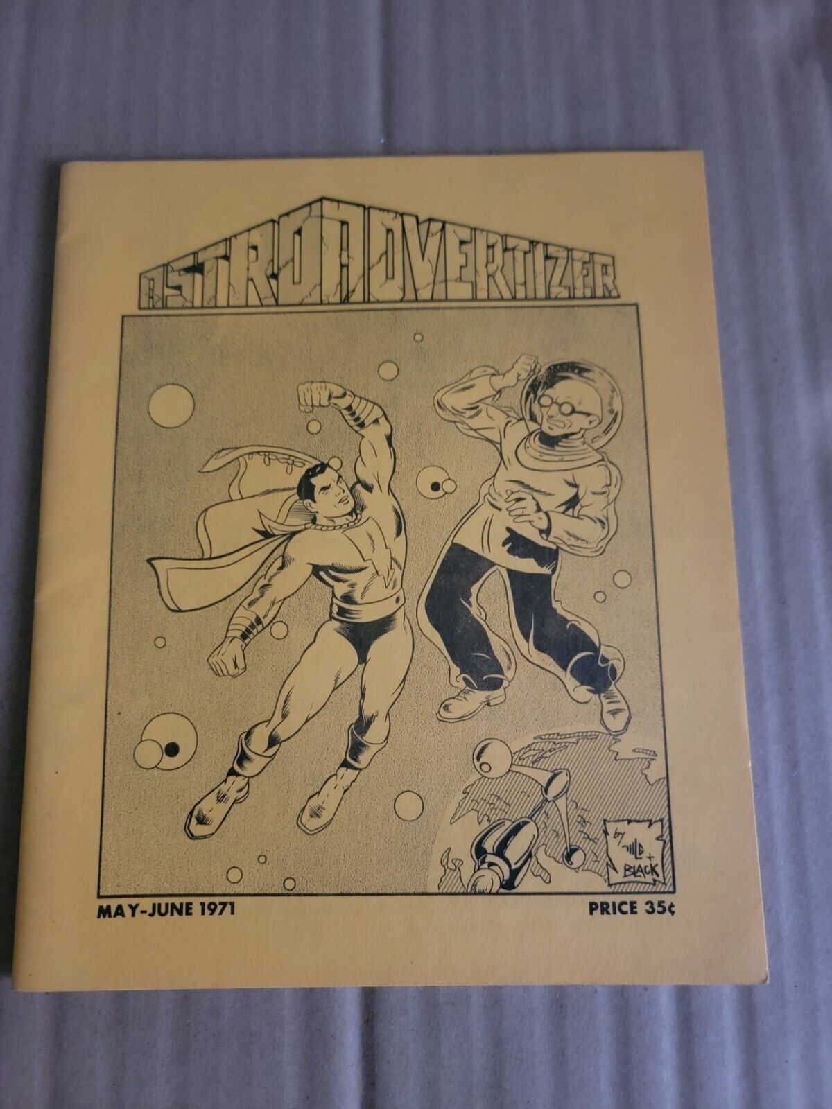 ASTRO ADVERTISER #2 May - June 1971 Comic Book Fantasy Fanzine Captain Marvel