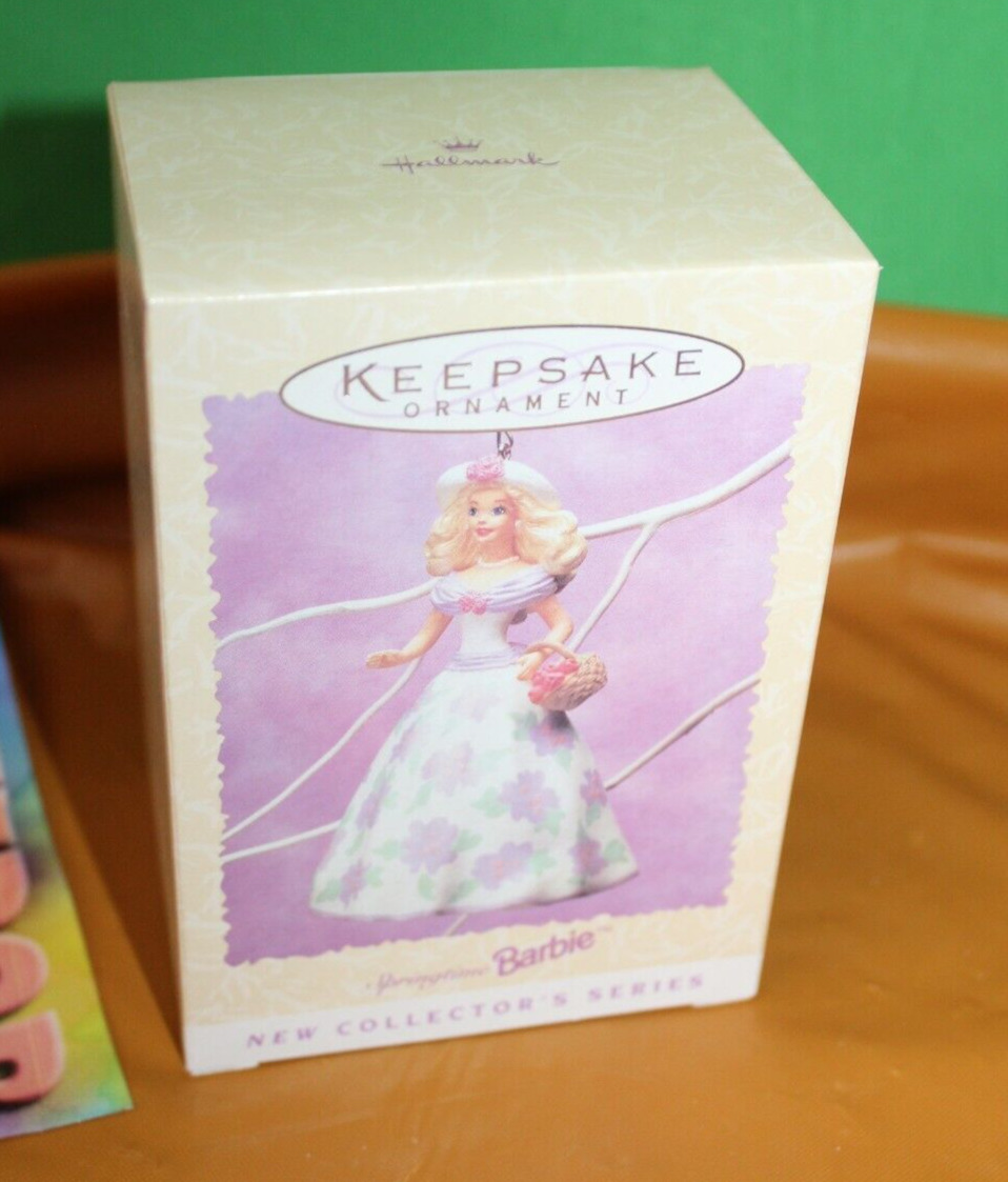 Hallmark Keepsake Springtime Barbie Easter 1995 Christmas Holiday Ornament