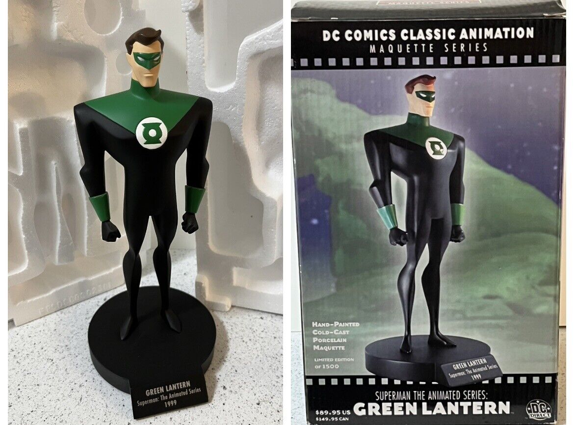 Superman Animated Series Green Lantern Kyle Rayner Maquette DC Direct 0595/1500