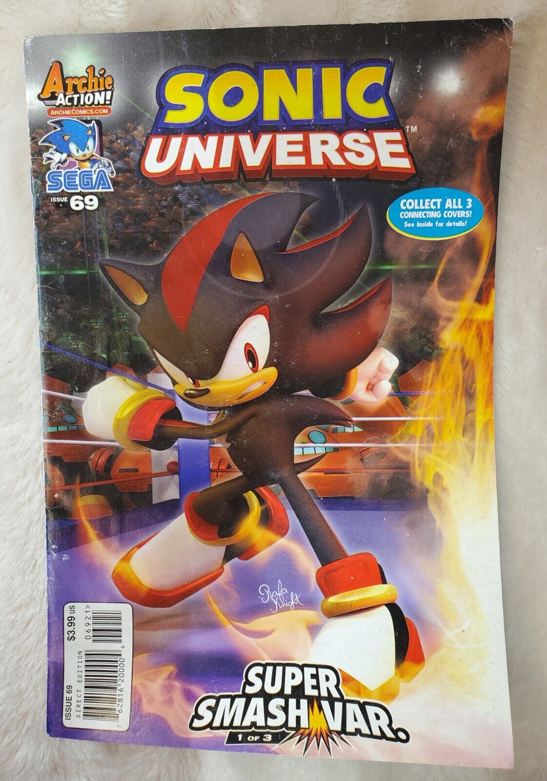 Sonic Universe: Archie Action Issue 69 1 of 3 Super Smash Var.
