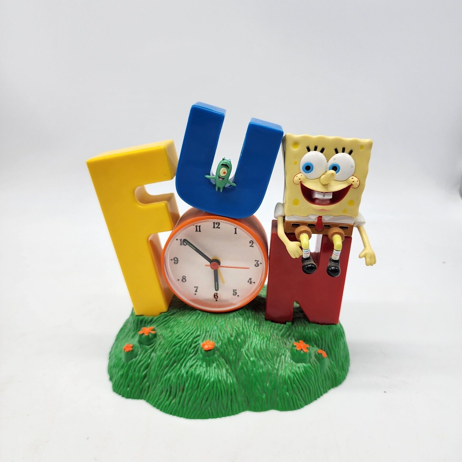 VTG 2002 Nickelodeon's Spongebob Squarepants FUN Singing Alarm Clock 