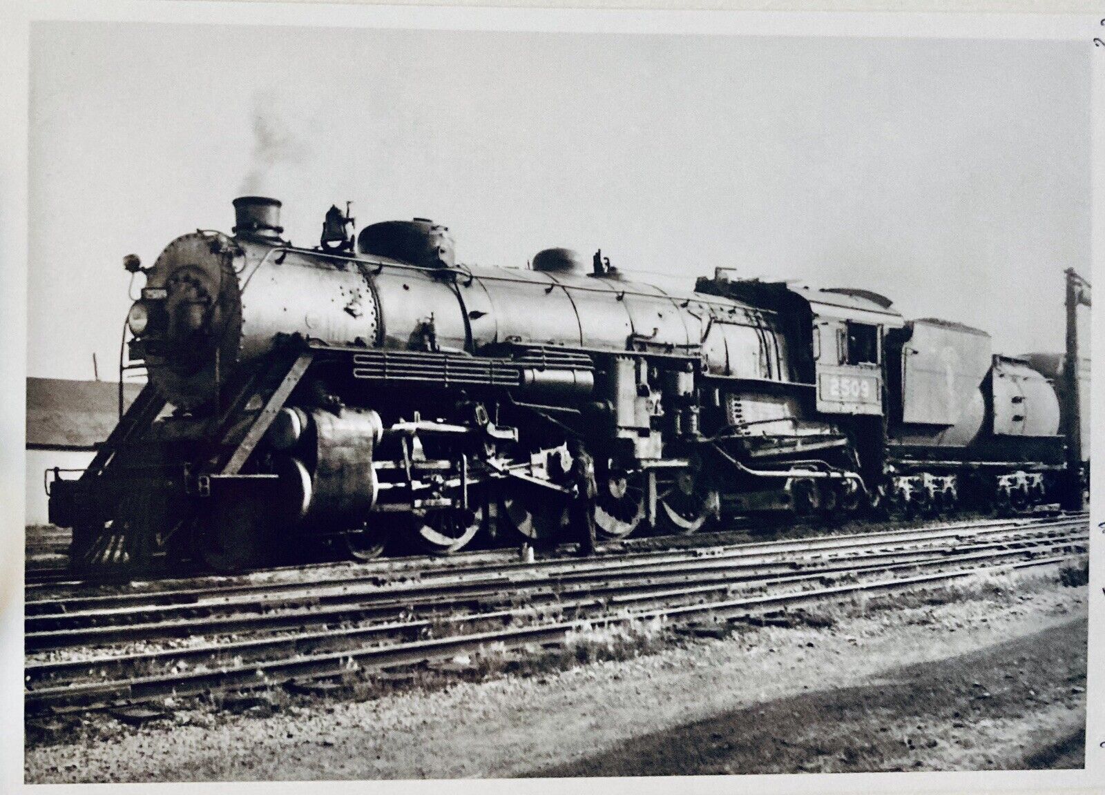 Great Northern Steam Locomotive #2509, Hi-Rez 8 x 10 Restored Print,4-8-4