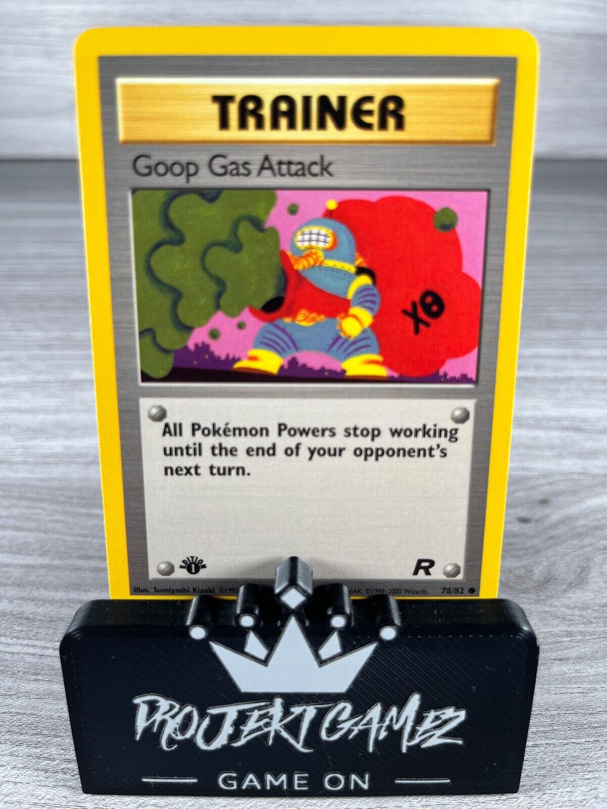 Goop Gas Attack 1st Edition Team Rocket 78/82 WOTC Vintage Pokemon Card