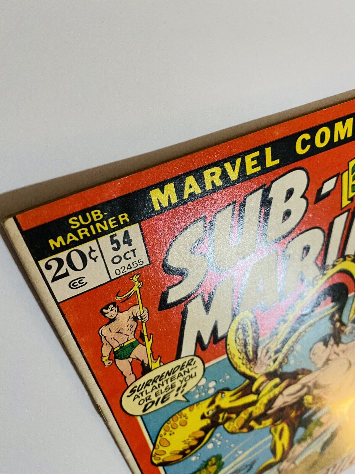 SUB MARINER #54 Marvel, Vol 1, 1972 BEAUTIFUL NM+ 9.6  1st Print