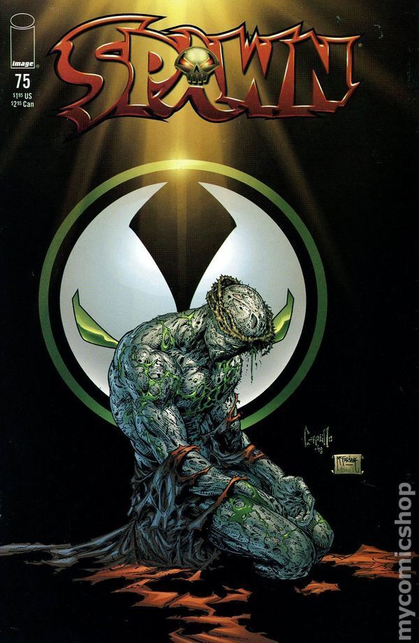 Spawn #75D FN/VF 7.0 1998 Stock Image