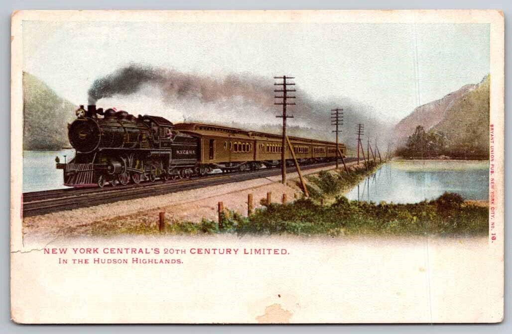 eStampsNet - New York Central 20th Century Limited Hudson Highland Postcard 
