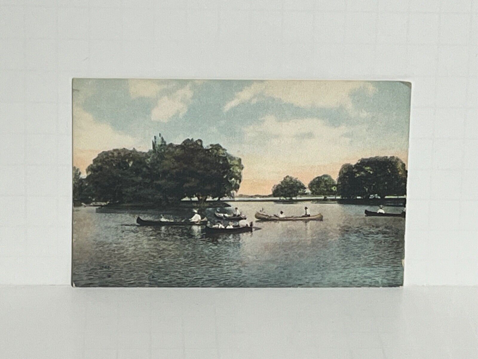 Postcard Canoeing on the Lake A60