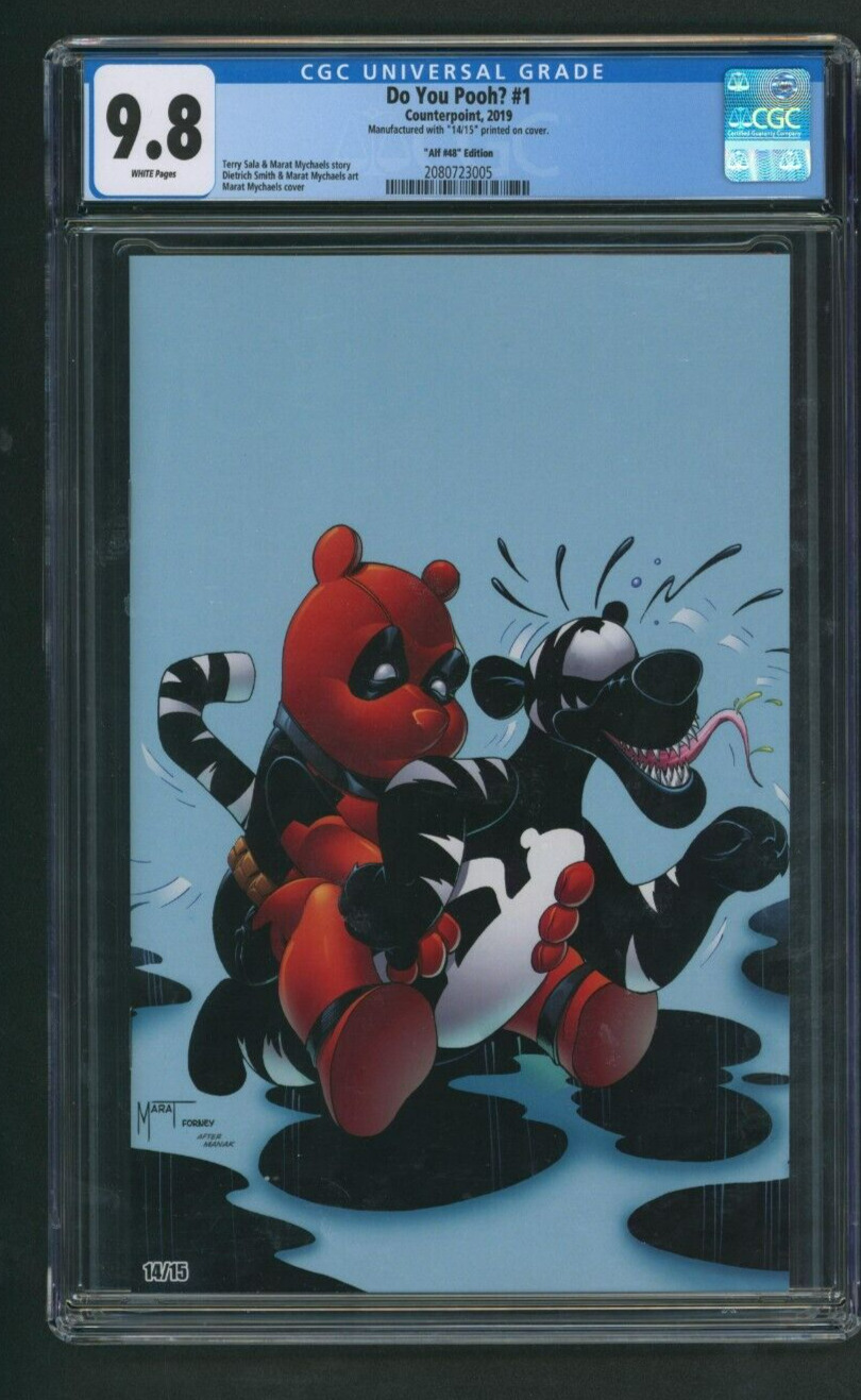 Alf #48 CGC 9.8 Mychaels Variant Deadpool Do You Pooh? #1 Limited to 15 Copies