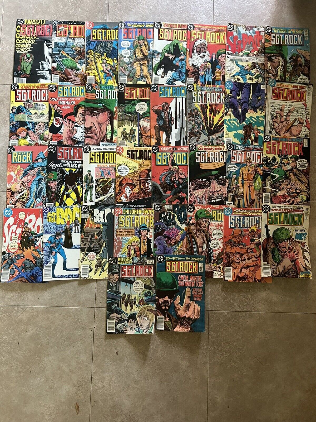 34 Piece Lot of G.I. Combat Comic Books- Issues between 194-241. 1976-1982.