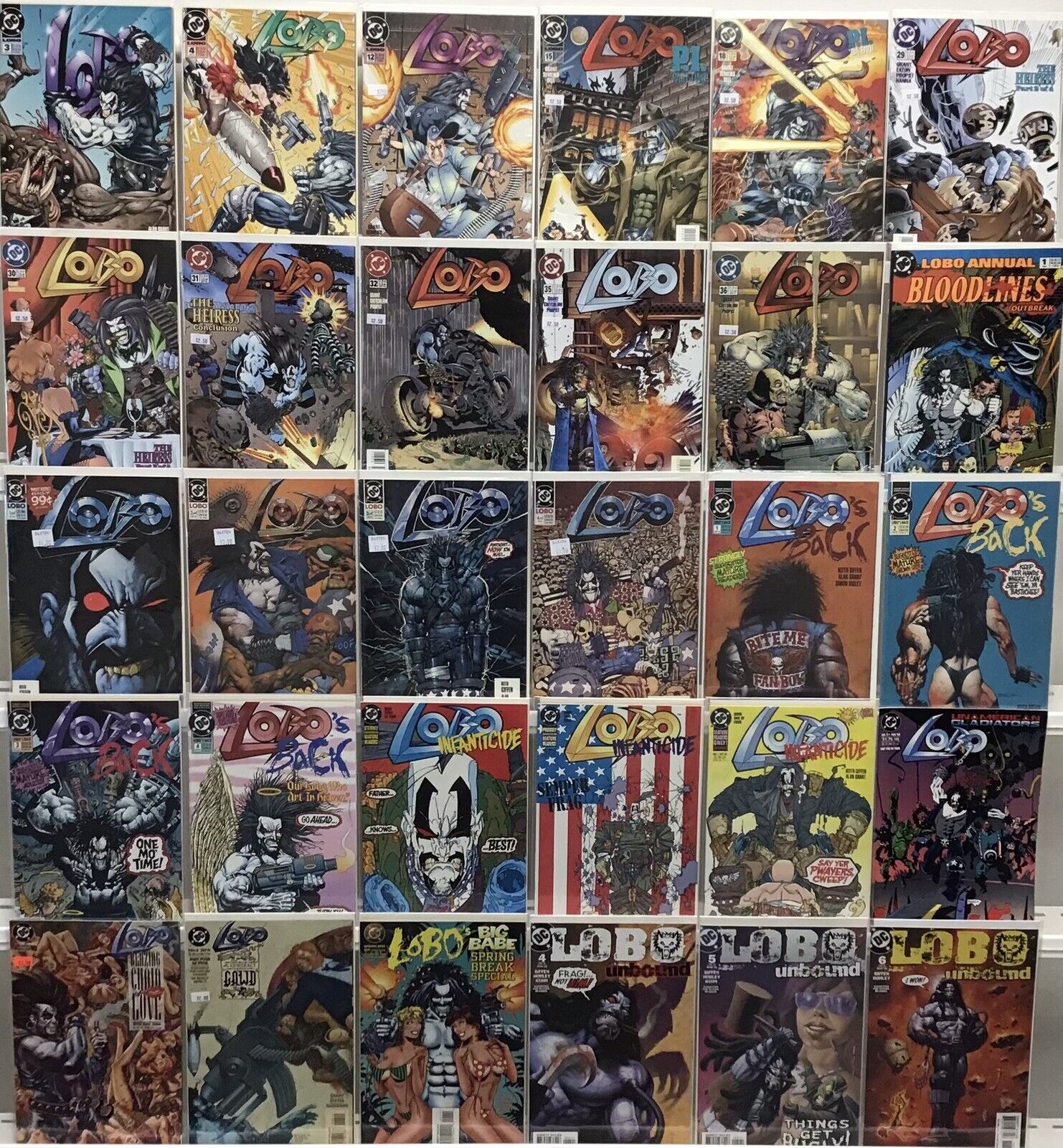 DC Comics Lobo Lot Of 30 Comics