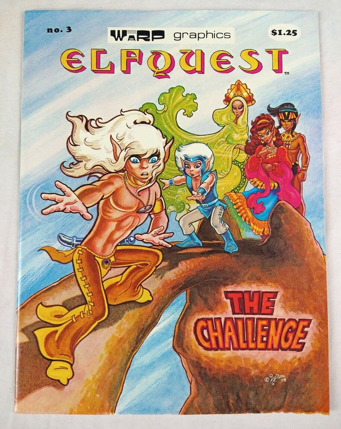 Elfquest #3 (1978 Warp Graphics) Comic Book, Higher Grade